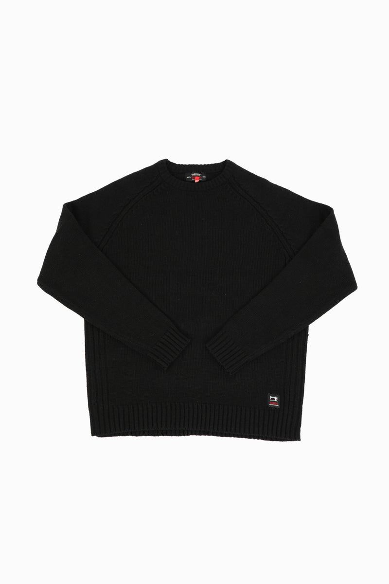 Premium Black Knit Sweater