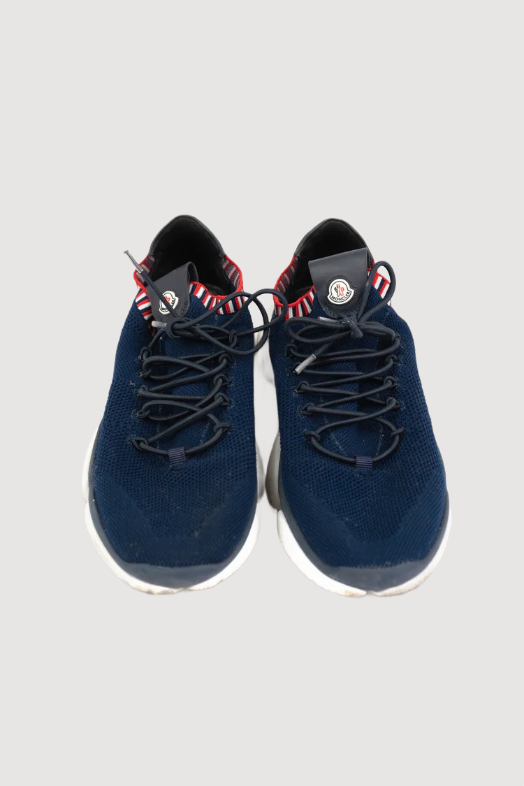 Moncler Bubble Sole Mesh Sneakers in Navy