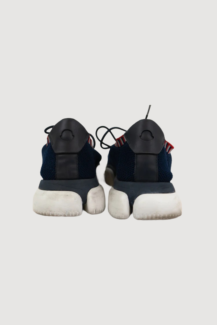 Moncler Bubble Sole Mesh Sneakers in Navy