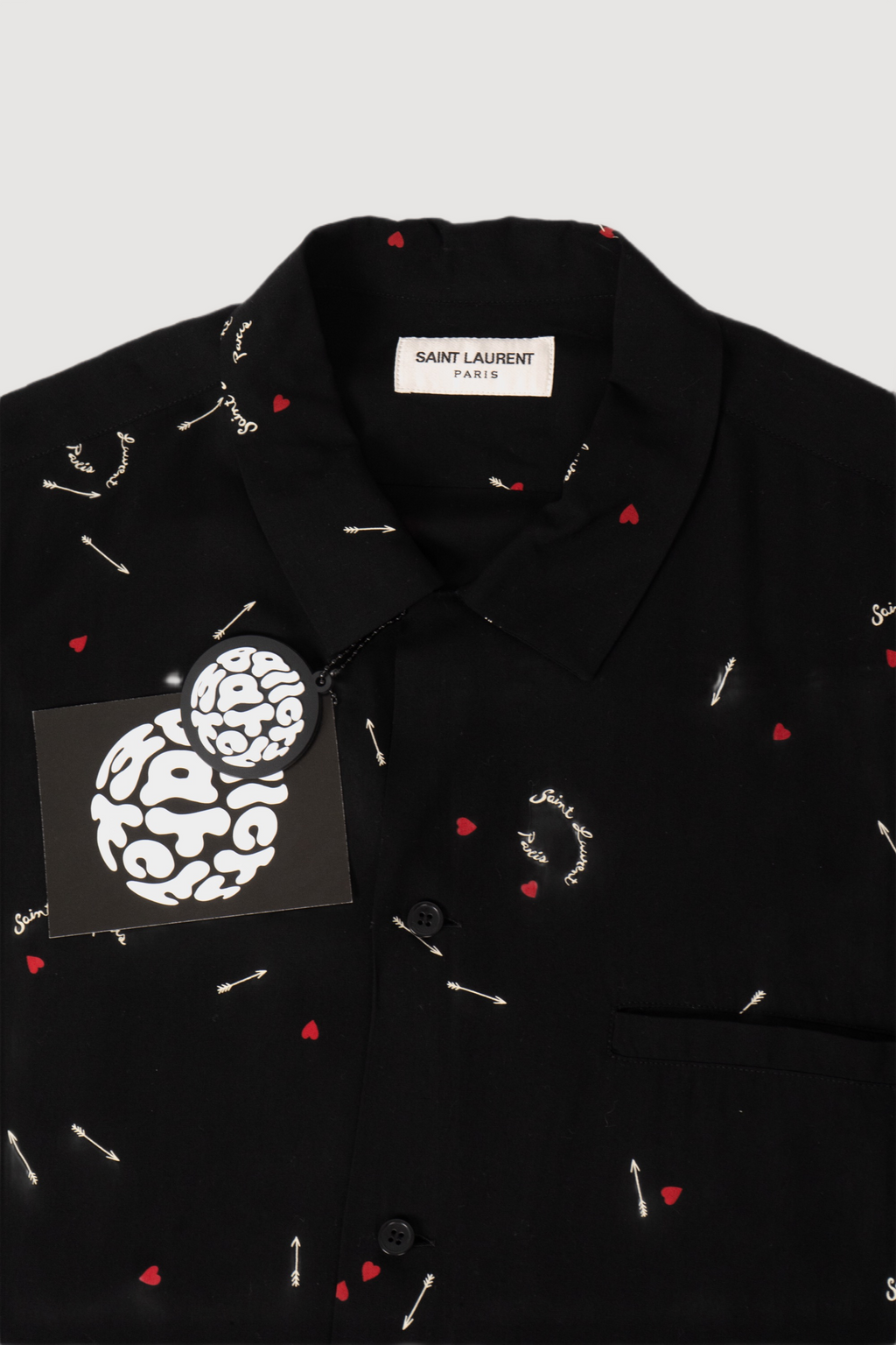 Cupid heart and Arrow Hawaiian Viscose