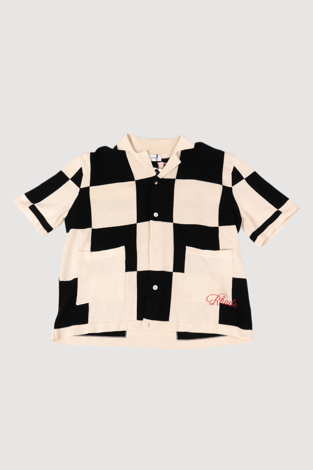 Rhude checked Knit shirt