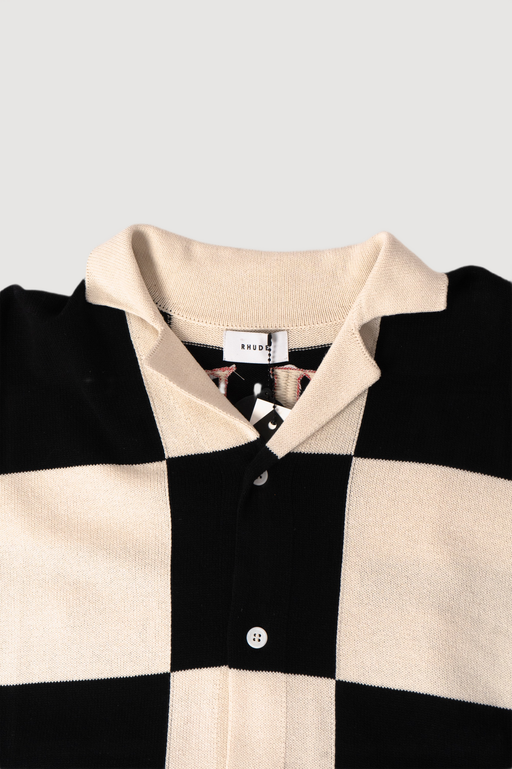 Rhude checked Knit shirt