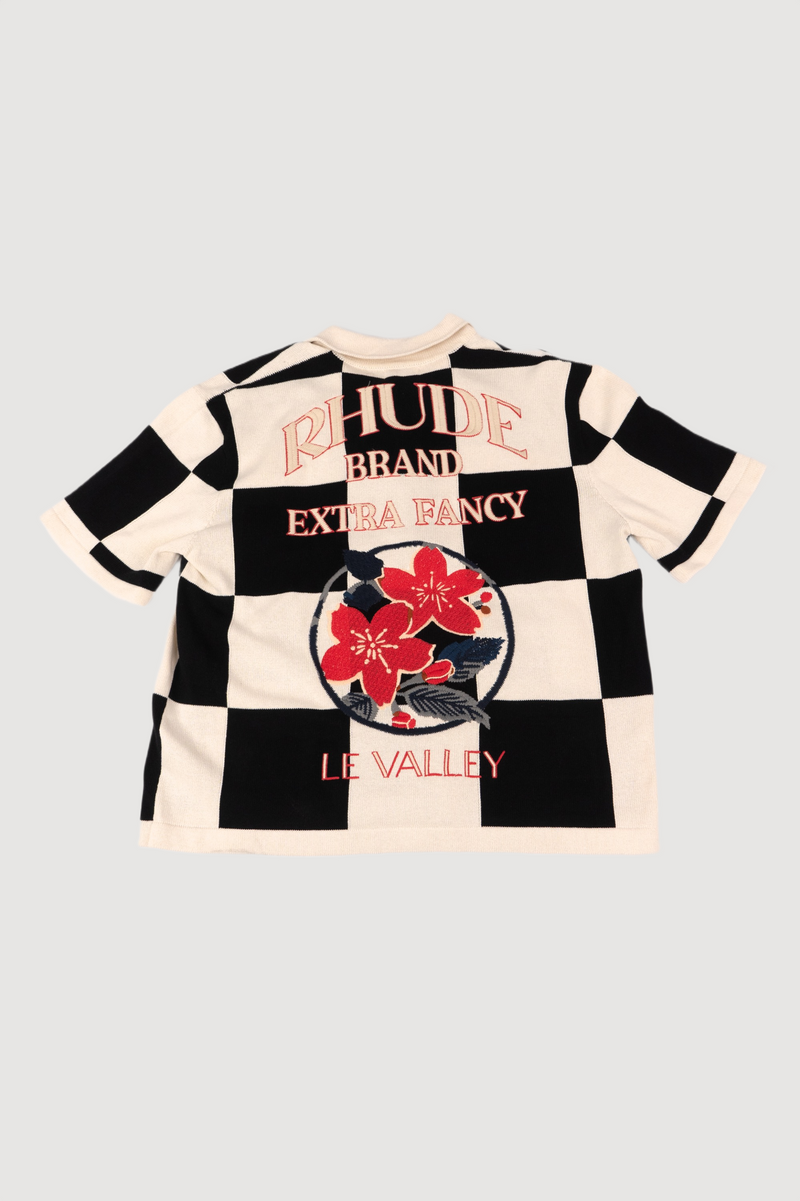 Rhude checked Knit shirt