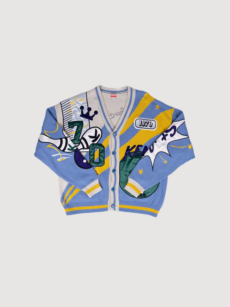 Kenzo Bowling Elephant Cardigan