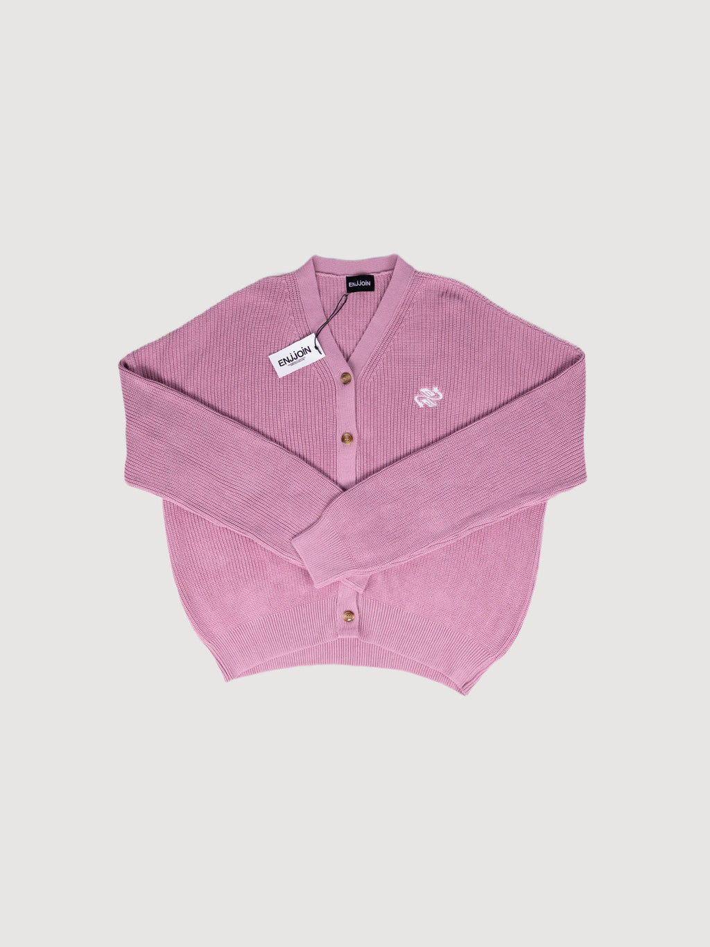 Enjjoin Echo Cardigan Pink