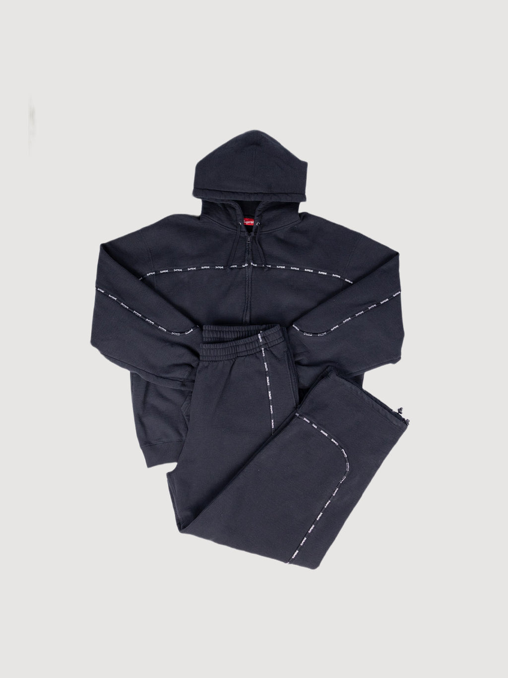 Supreme Piping Zip Up Hoodie