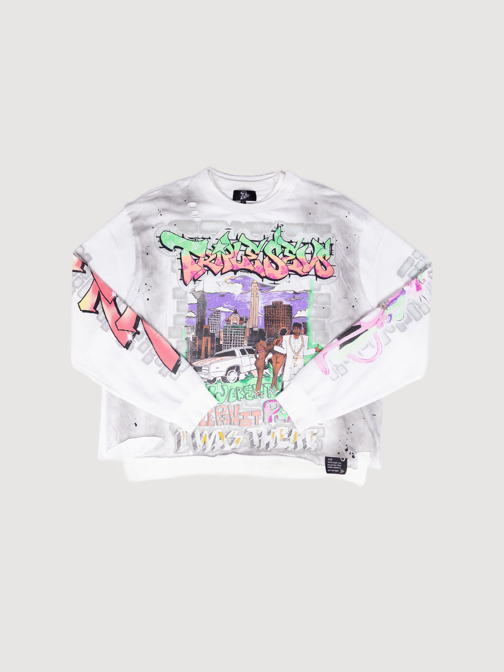 Triple Sevens Player Long Sleeve Tee "Graffiti"