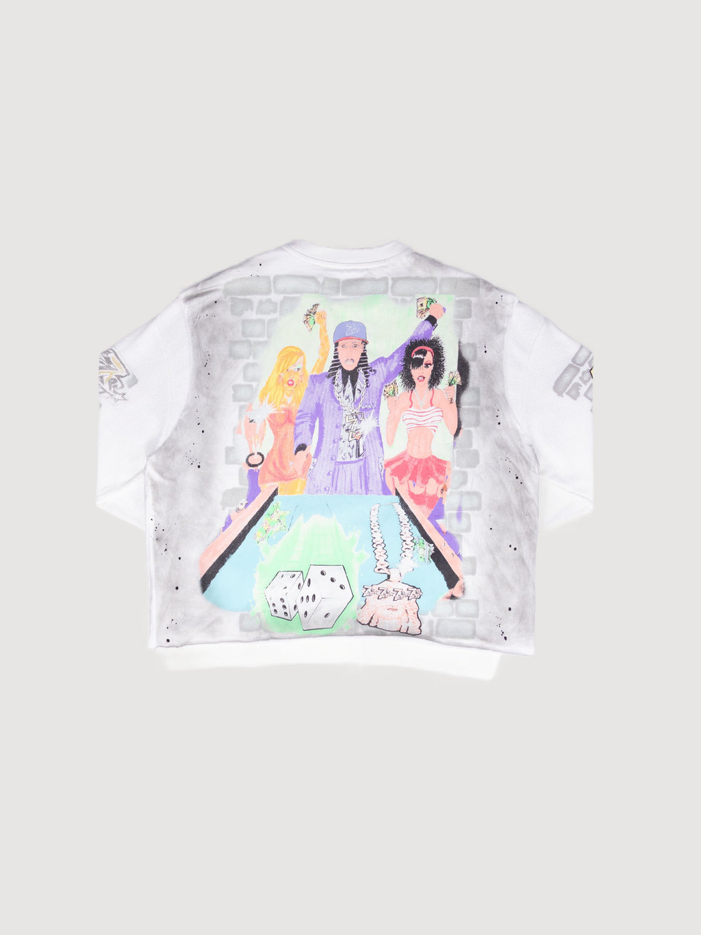 Triple Sevens Player Long Sleeve Tee "Graffiti"