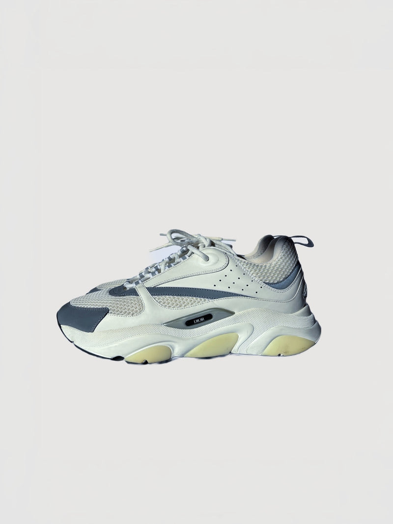 Dior B22 leather low sneakers white