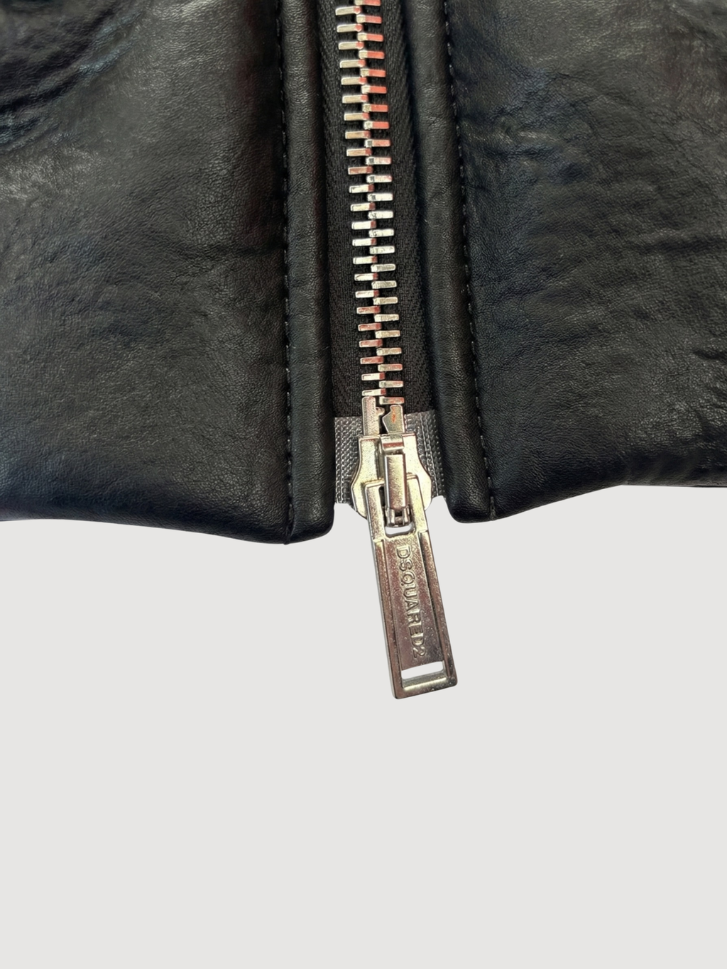 Dsquared2 Faux Leather Aviator Jacket