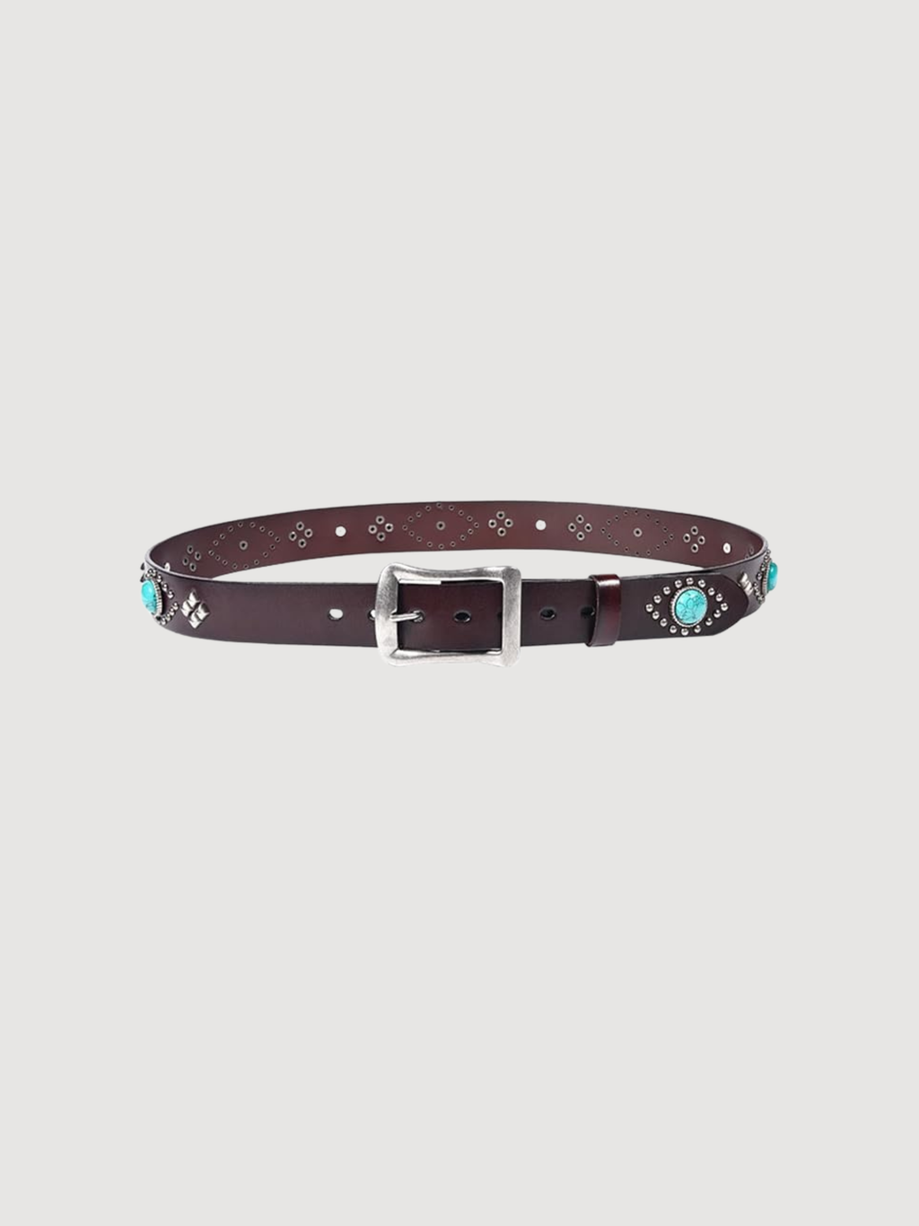 Studded Genuine Leather Rivet Punck Rock Gothic Jeans Belt