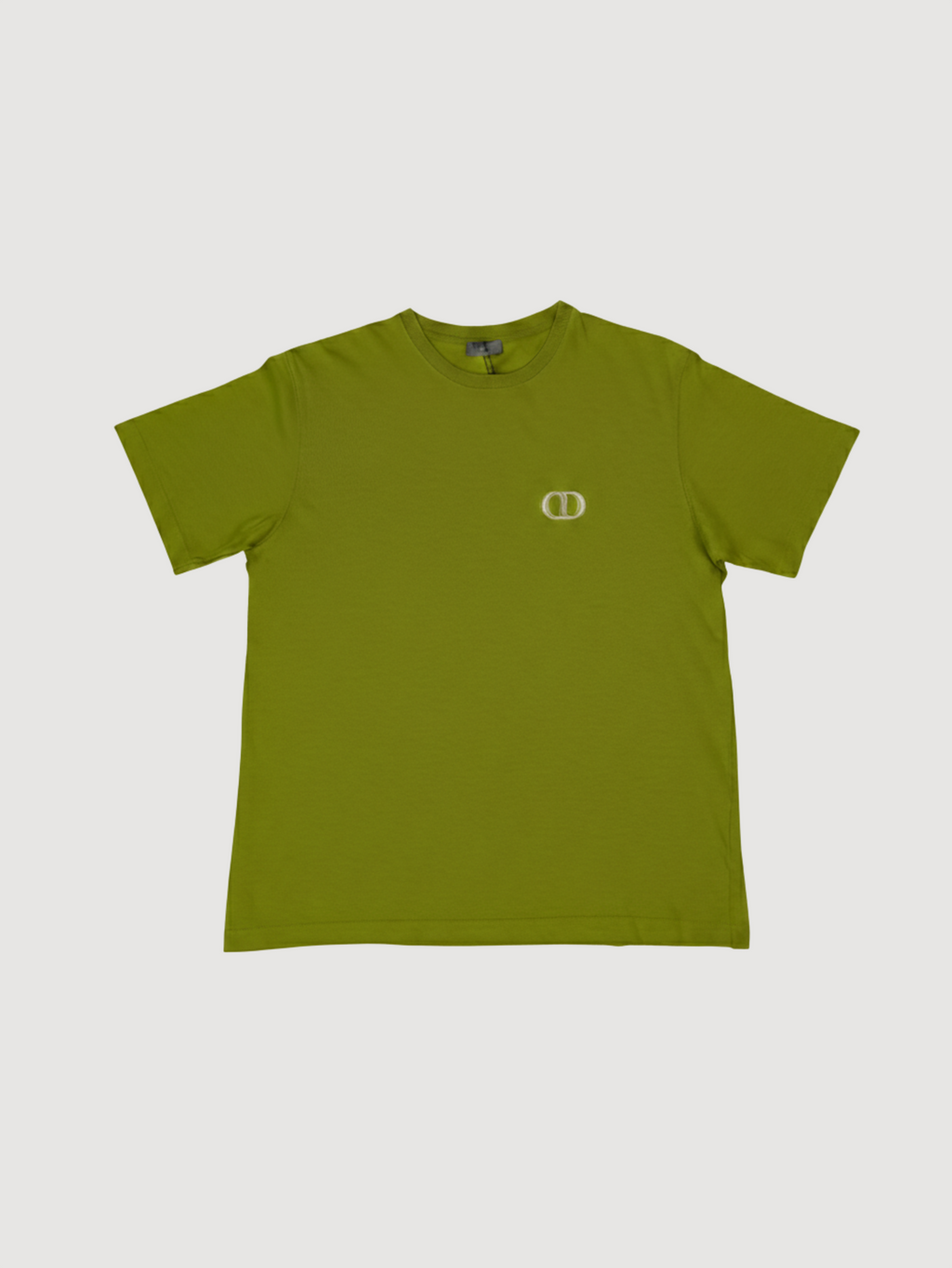 Dior CD Logo Tee Pale Lime