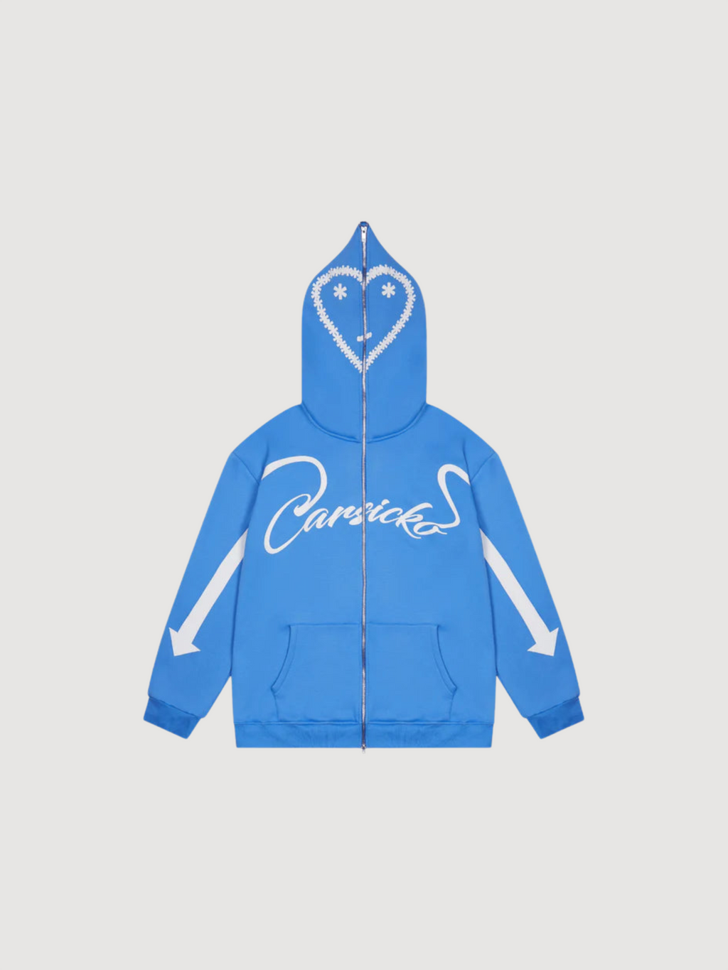 Carsicko Blue Full Zip Hoodie