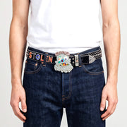 Op model, aan de riem
