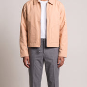 Nike Jordan x J Balvin Woven Jacket on model, front