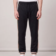 Gucci GG Jacquard Sweatpants Black on model, front