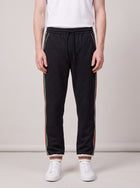 Gucci GG Jacquard Sweatpants Black on model, front