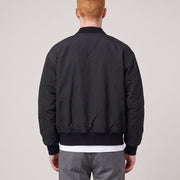 NN.07 Black Bomber Jacket M op model, achterkant