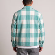 Tommy Jeans Buffalo Check Jacket on model, back