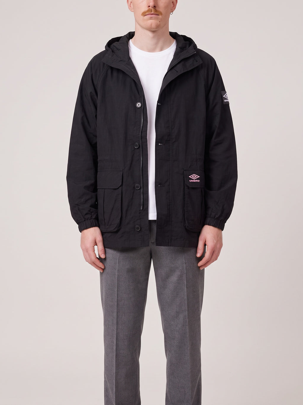 Umbro Field Jacket M on model, front