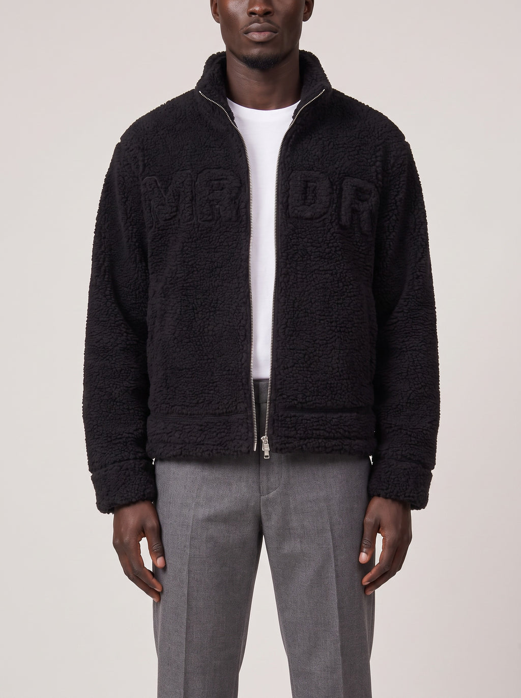 WHO DECIDES WAR MRDR Fleece Black L op model, voorkant