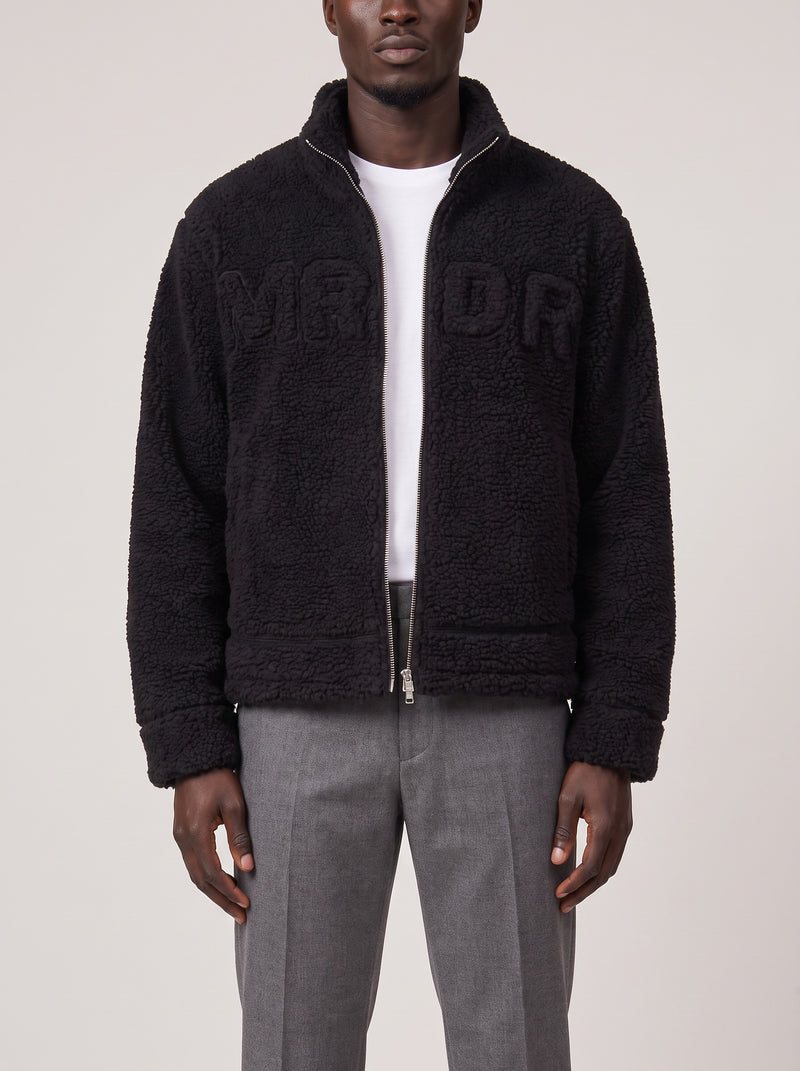 WHO DECIDES WAR MRDR Fleece Black L op model, voorkant