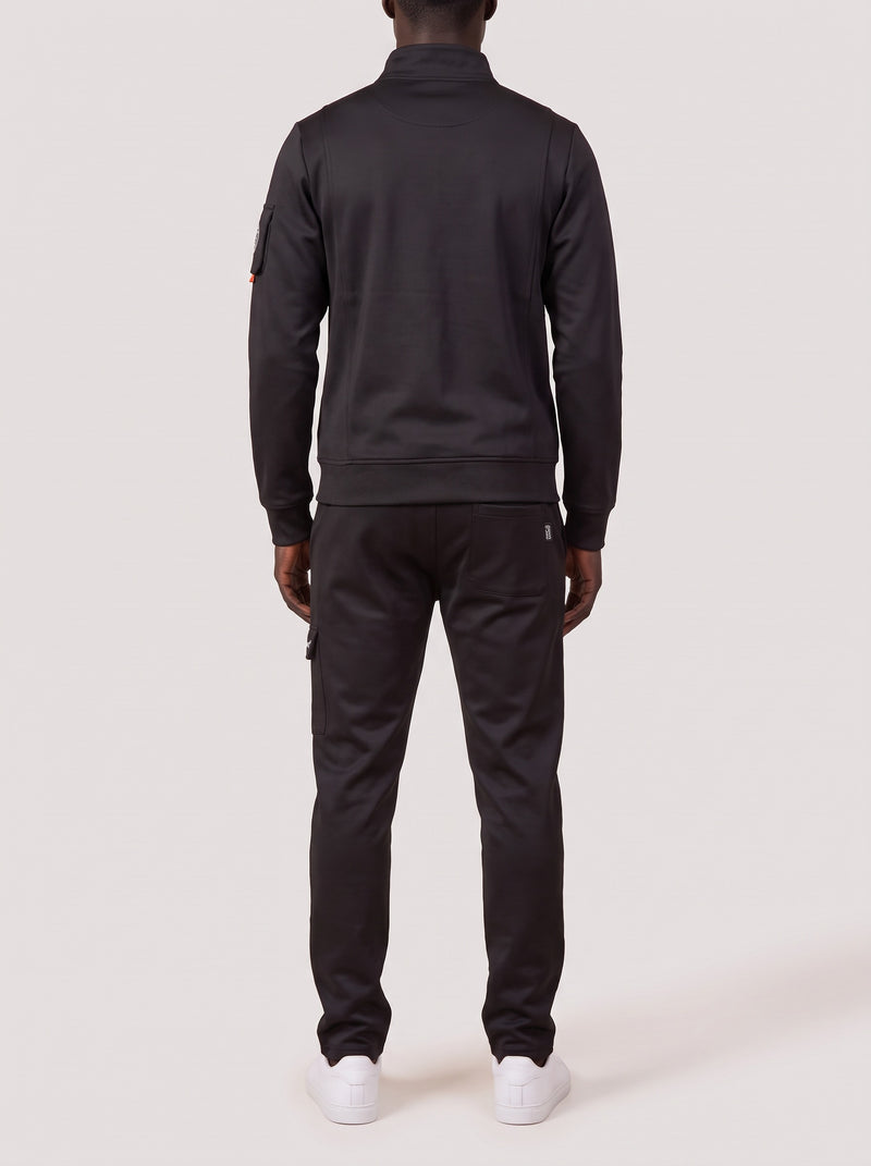 Black Bananas Striker Tracksuit on model, back
