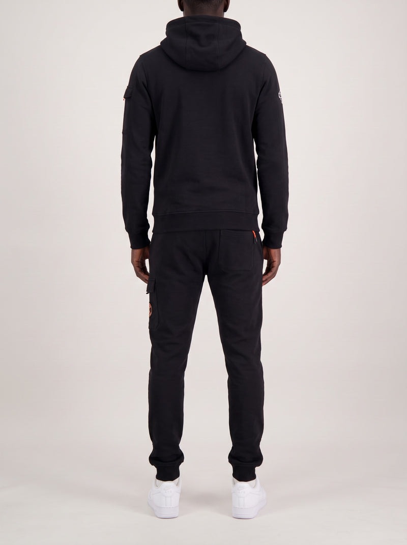 Black Bananas Striker Tracksuit on model, back