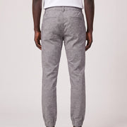 Jogger Fit Poplin Trousers on model, back