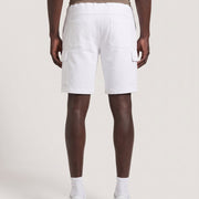 Sort Jersey Beyaz on model, back