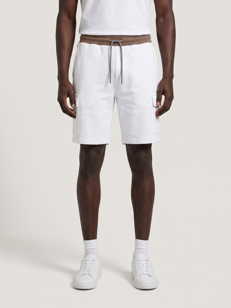 Sort Jersey Beyaz on model, front