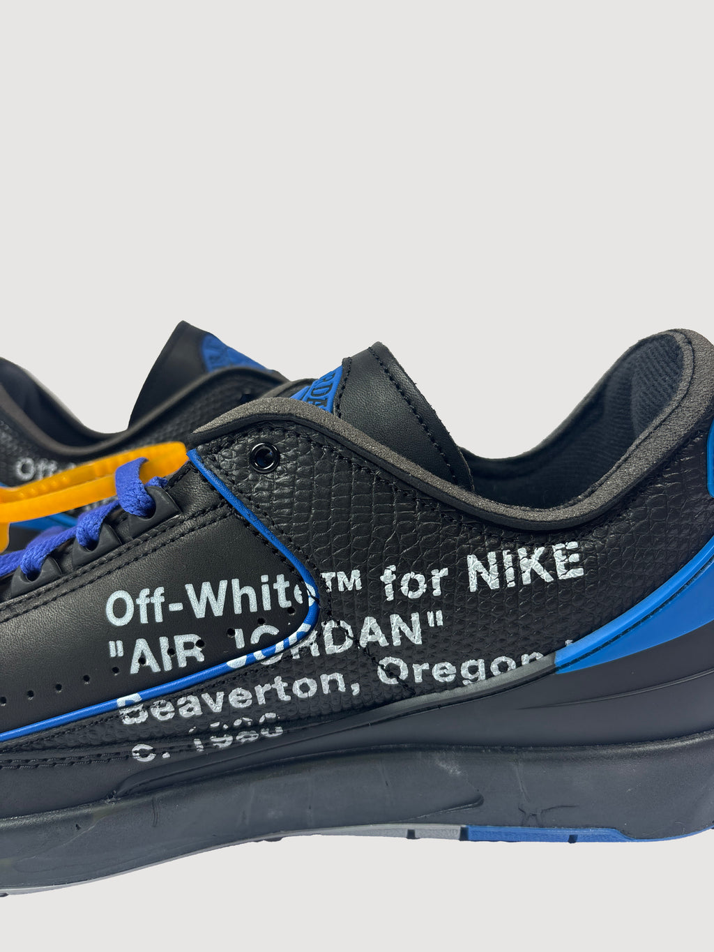 Air Jordan 2 Retro Low SP Off-White Black Blue