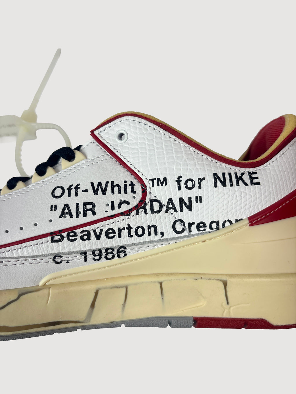 Air Jordan 2 Retro Low SP Off-White Red