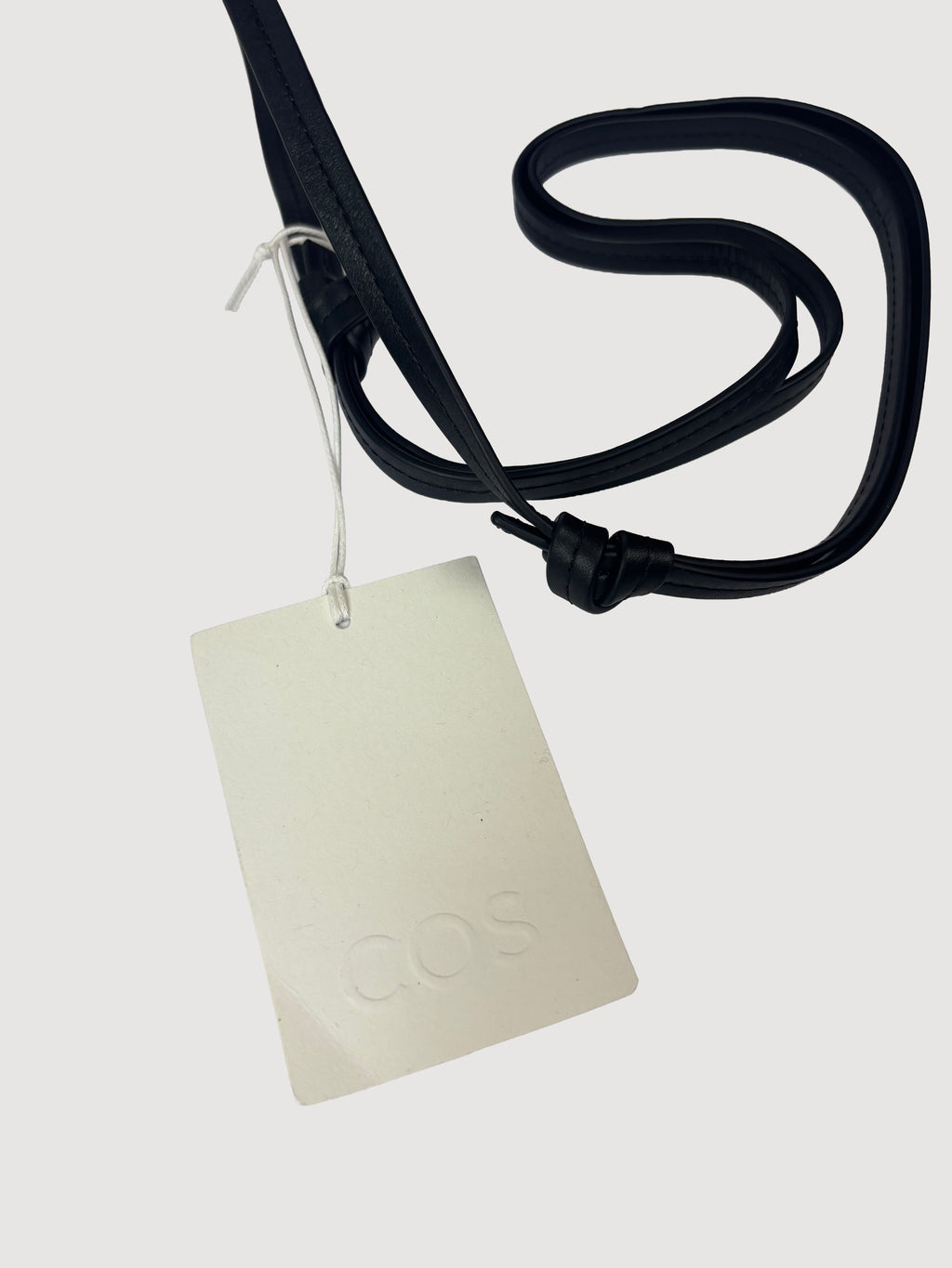 Crossbody phone pouch in leather