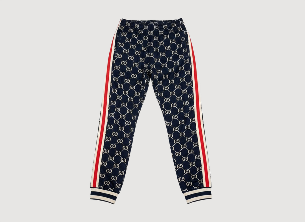 Gucci GG Jacquard Track Pants - Navy