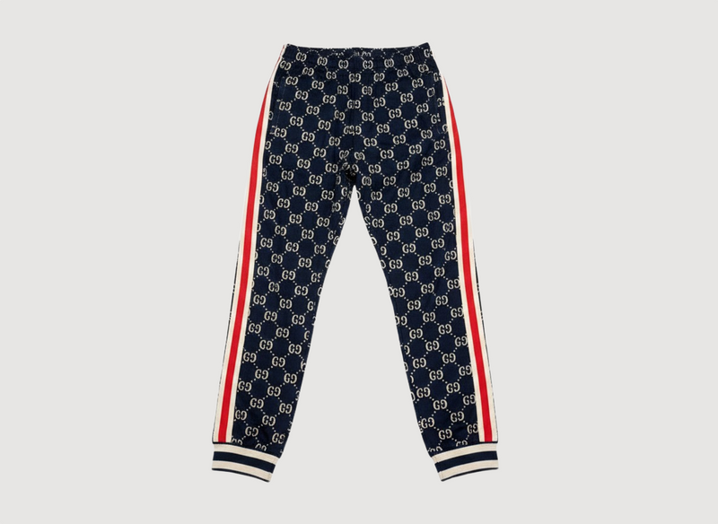 Gucci GG Jacquard Track Pants - Navy