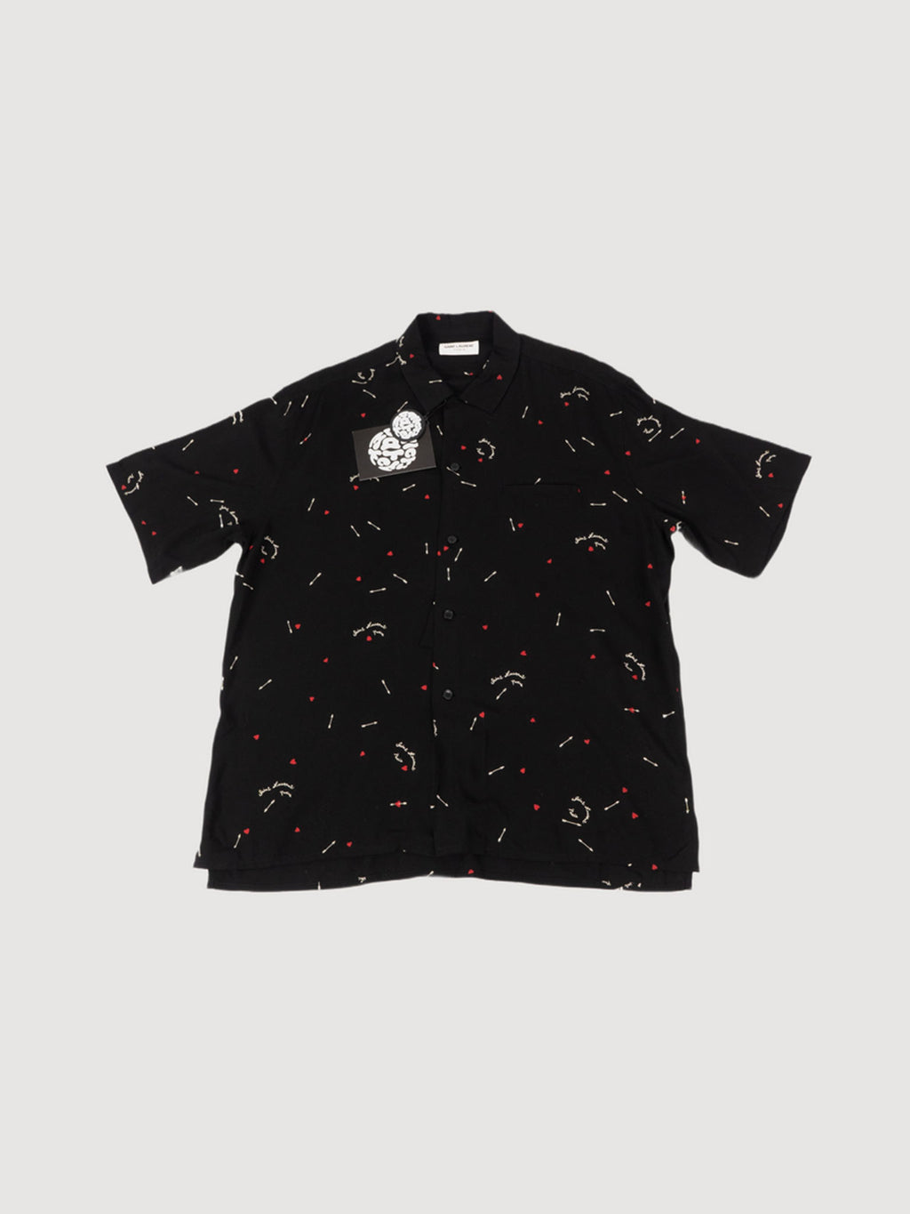Cupid heart and Arrow Hawaiian Viscose