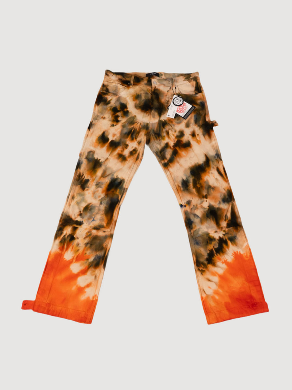 Amiri Double Knee Tie-dye Carpenter Pants