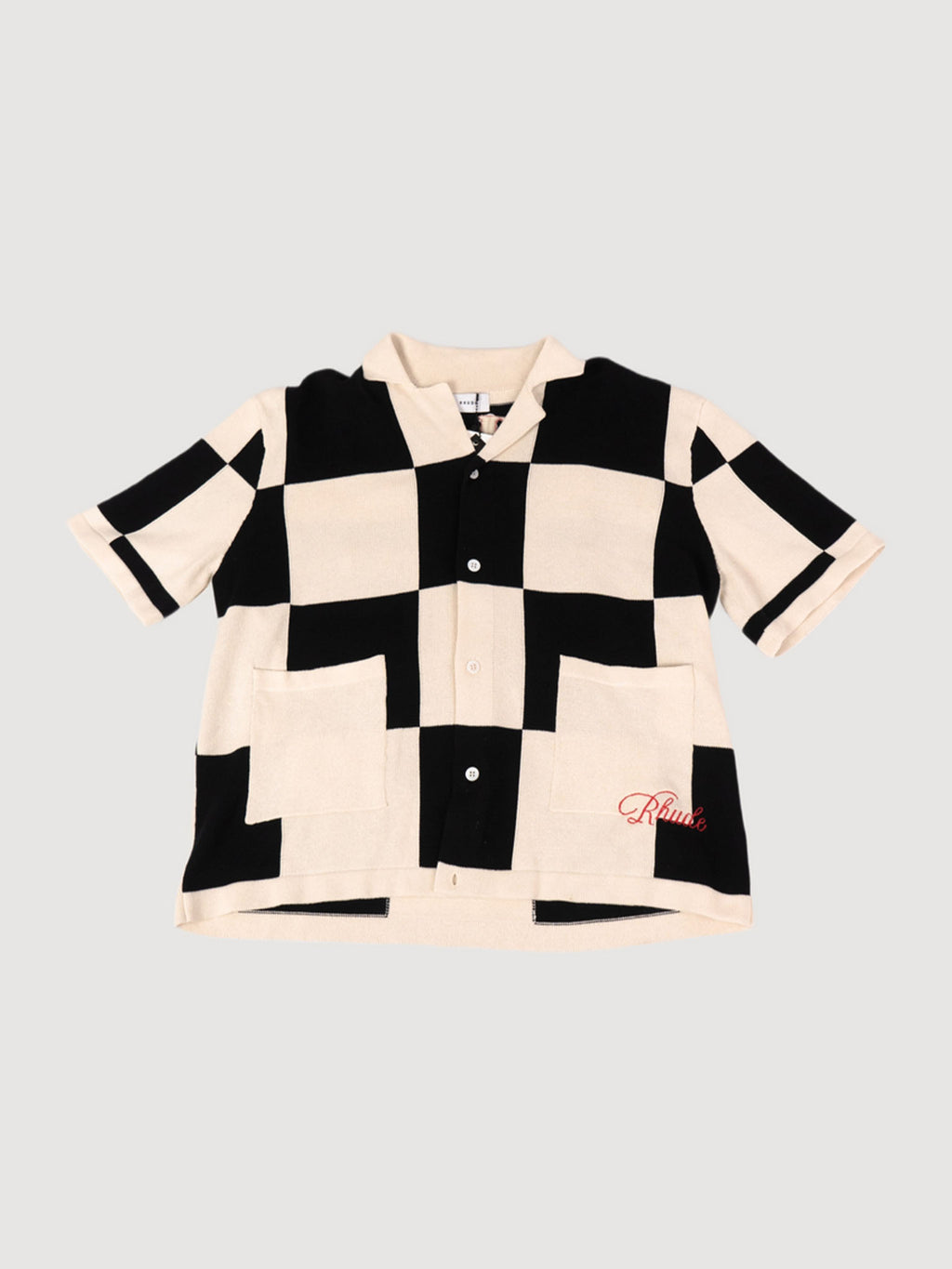 Rhude checked Knit shirt