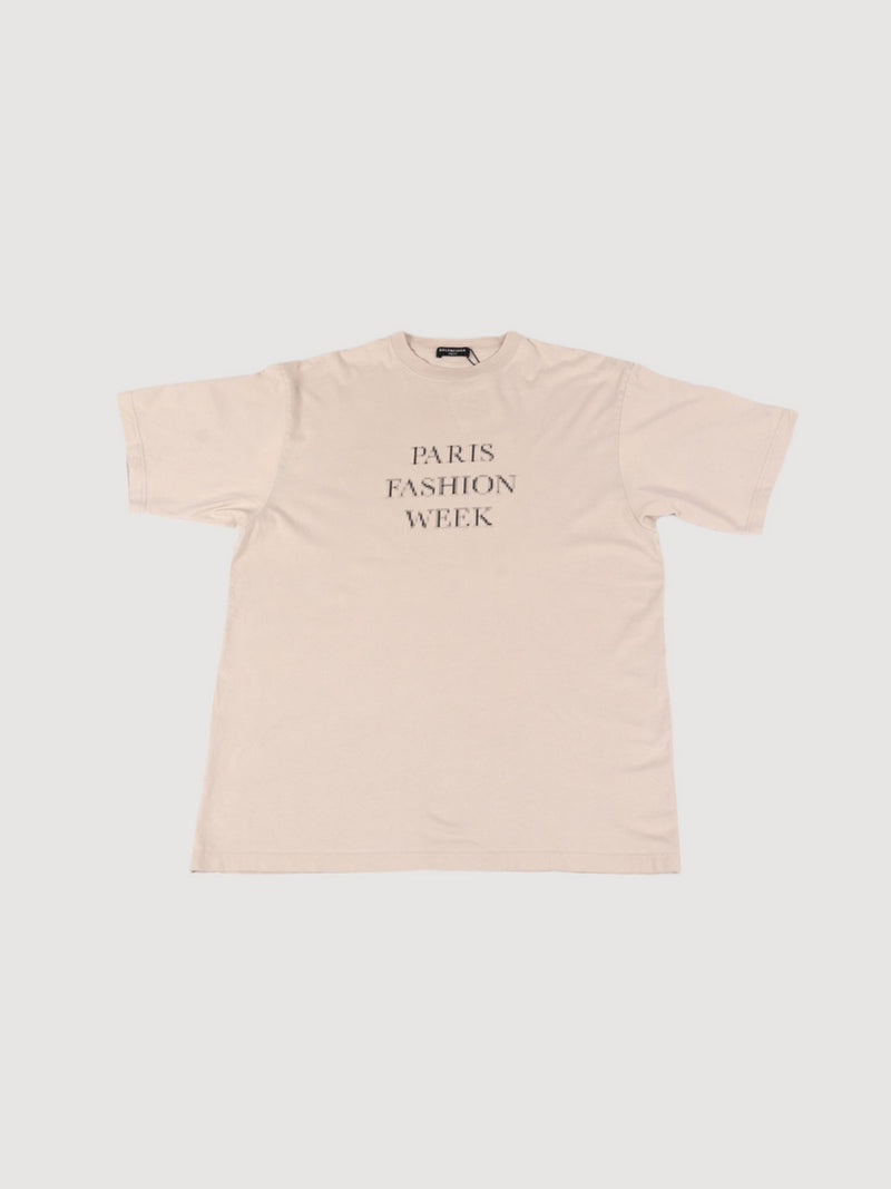 Balenciaga Unisex Fashionweek Shrunk T-shirt