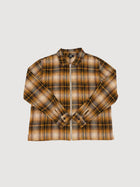 STUSSY JACK SHADOW PLAID ZIP SHIRT