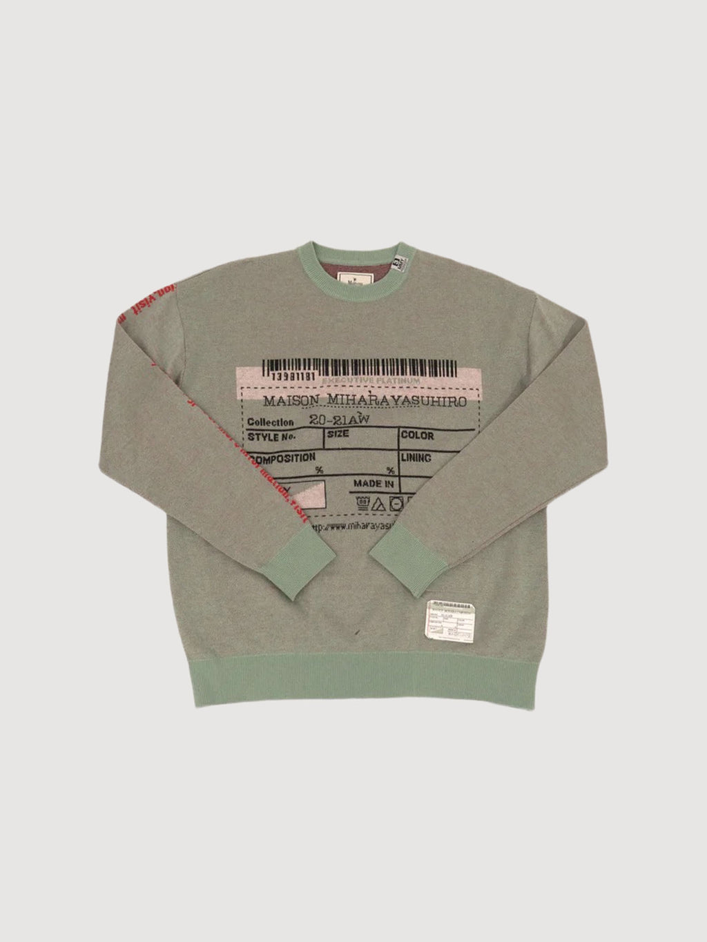 YASUHIRO 20-21AW Green Knit for Key-sama