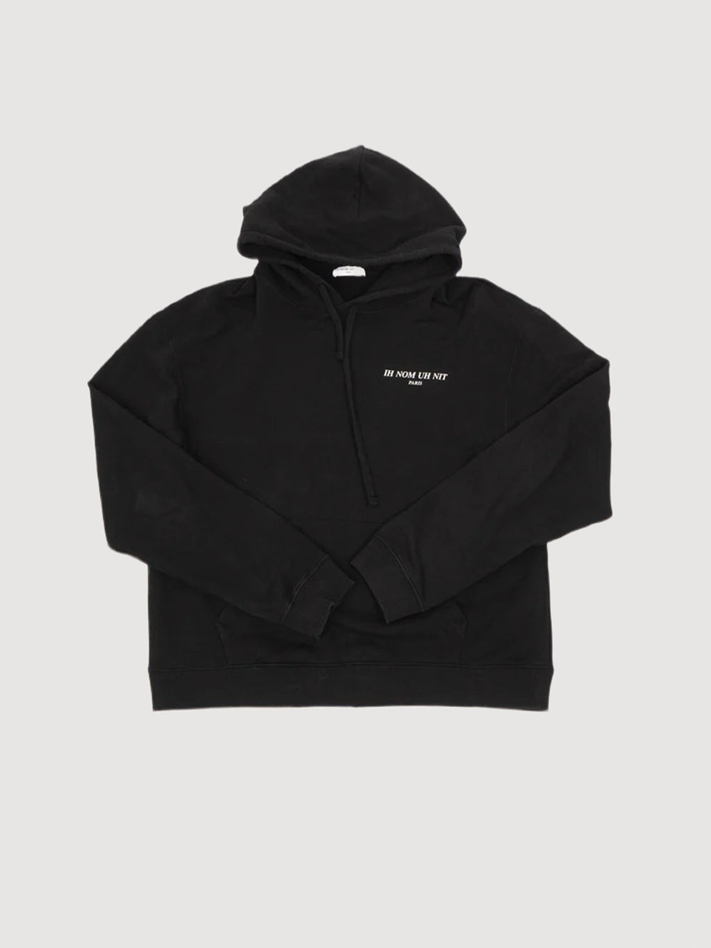 Ih Nom Uh Nit printed black hoodie