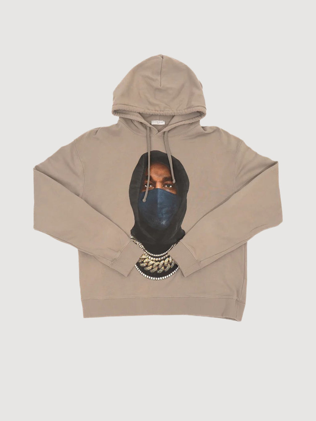 Ih Nom Uh Nit Graphic-print Cotton Hoodie In Grey
