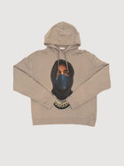 Ih Nom Uh Nit Graphic-print Cotton Hoodie In Grey