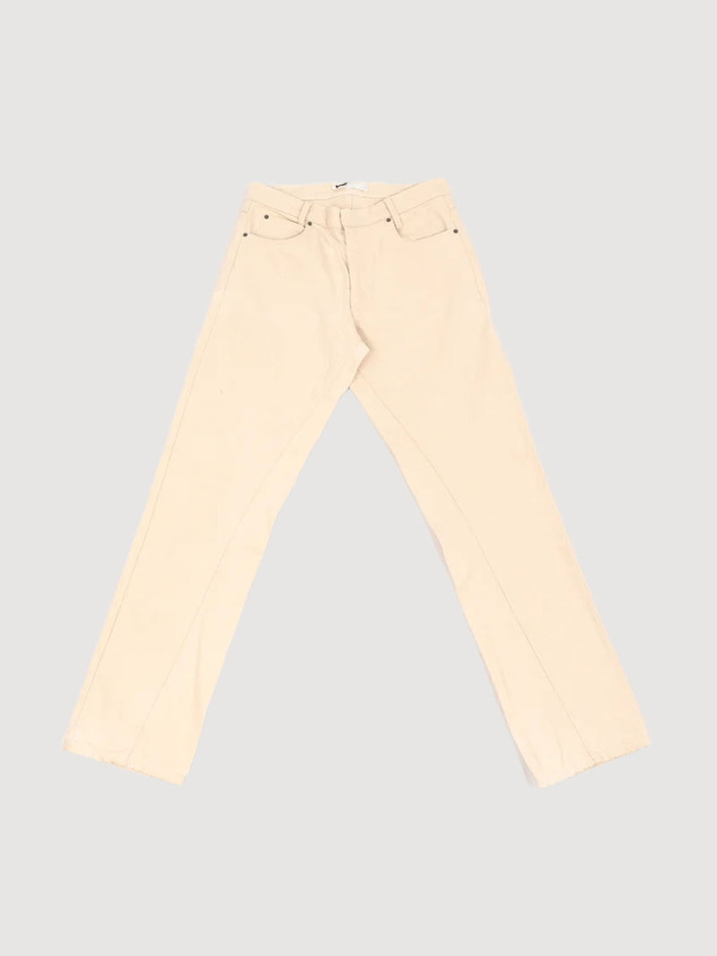 ISKO x Bianca Saunders Off-White Straight Leg Jeans