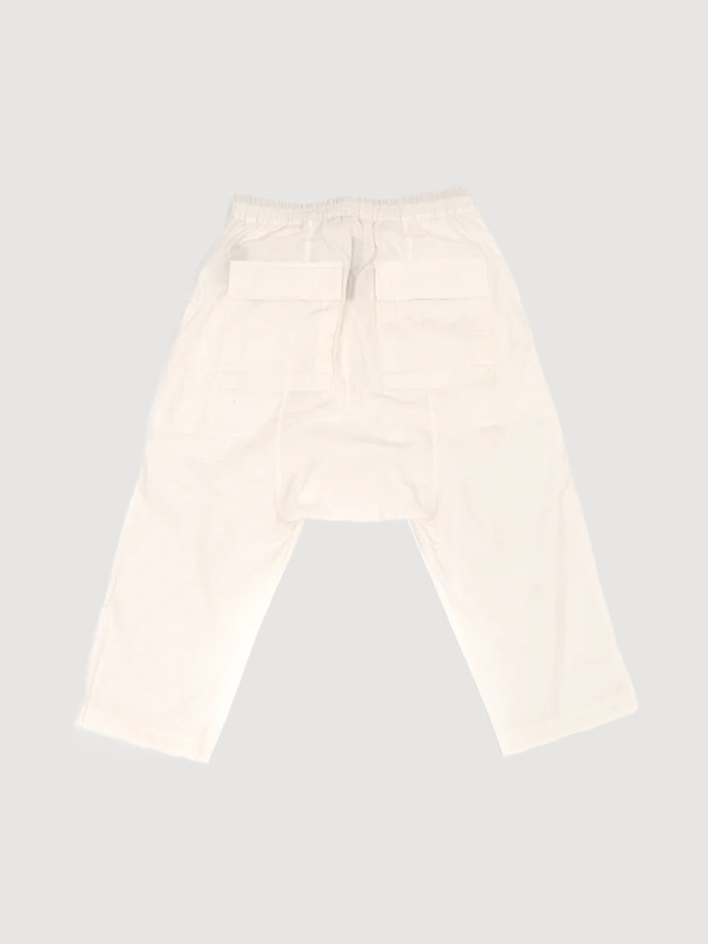 Rick Owens DRKSHDW Crop White Pants