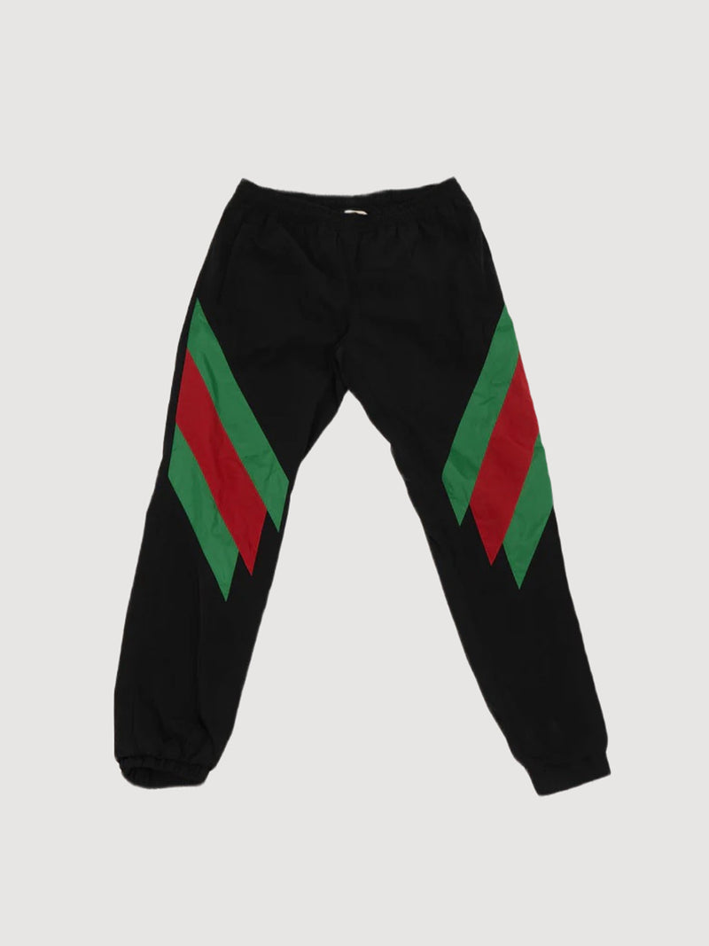Gucci Tapered Striped Shell Trousers