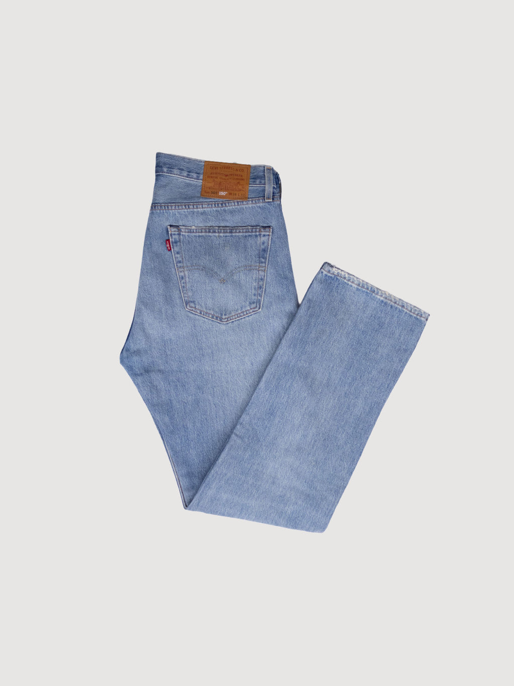 Levi's 501 150th anniversary patchwork jeans