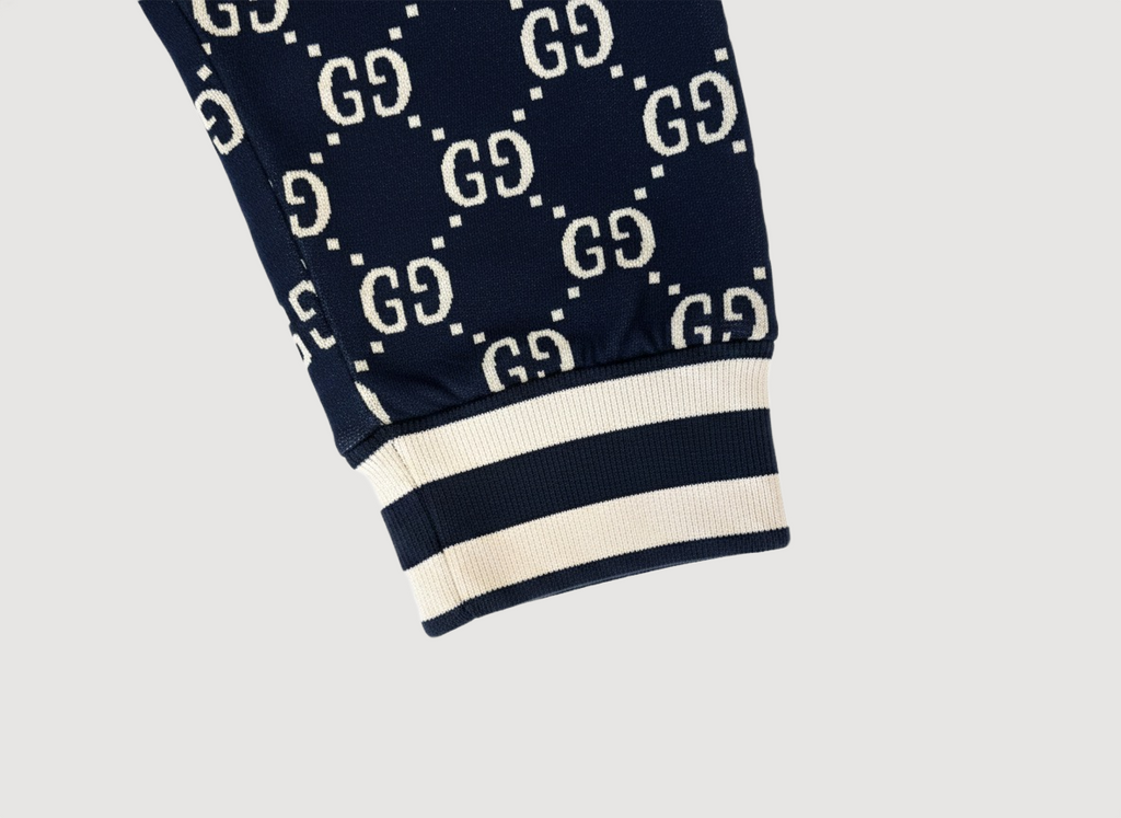Gucci GG Jacquard Track Pants - Navy